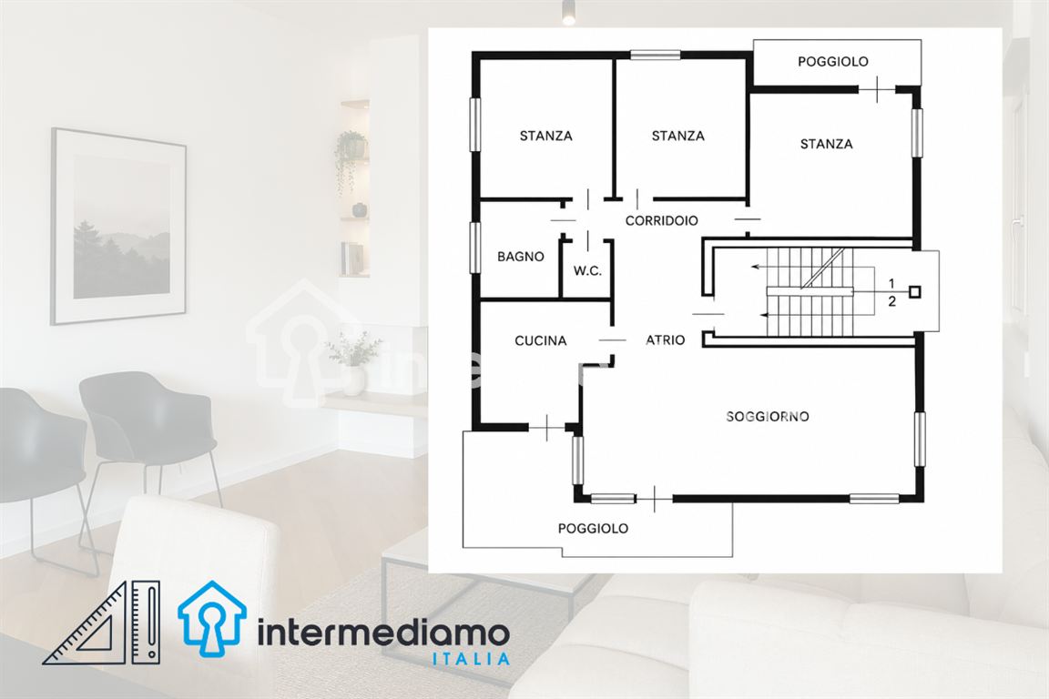 AMPIO QUADRILOCALE IN AFFITTO VICINO AI SERVIZI - Appartamento Residenziale Arco